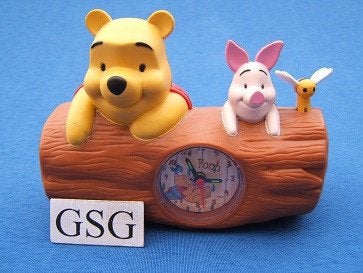 Wekker Winnie de Pooh en Knorretje nr. 6068-02, Ophalen, Zo goed als nieuw, Jongen of Meisje