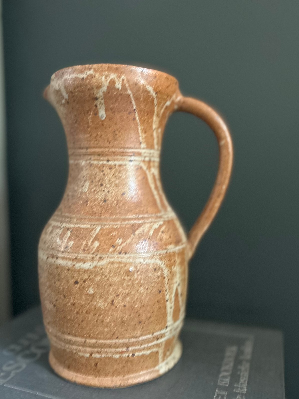 Antieke bruine greskan waterkan, Ophalen of Verzenden