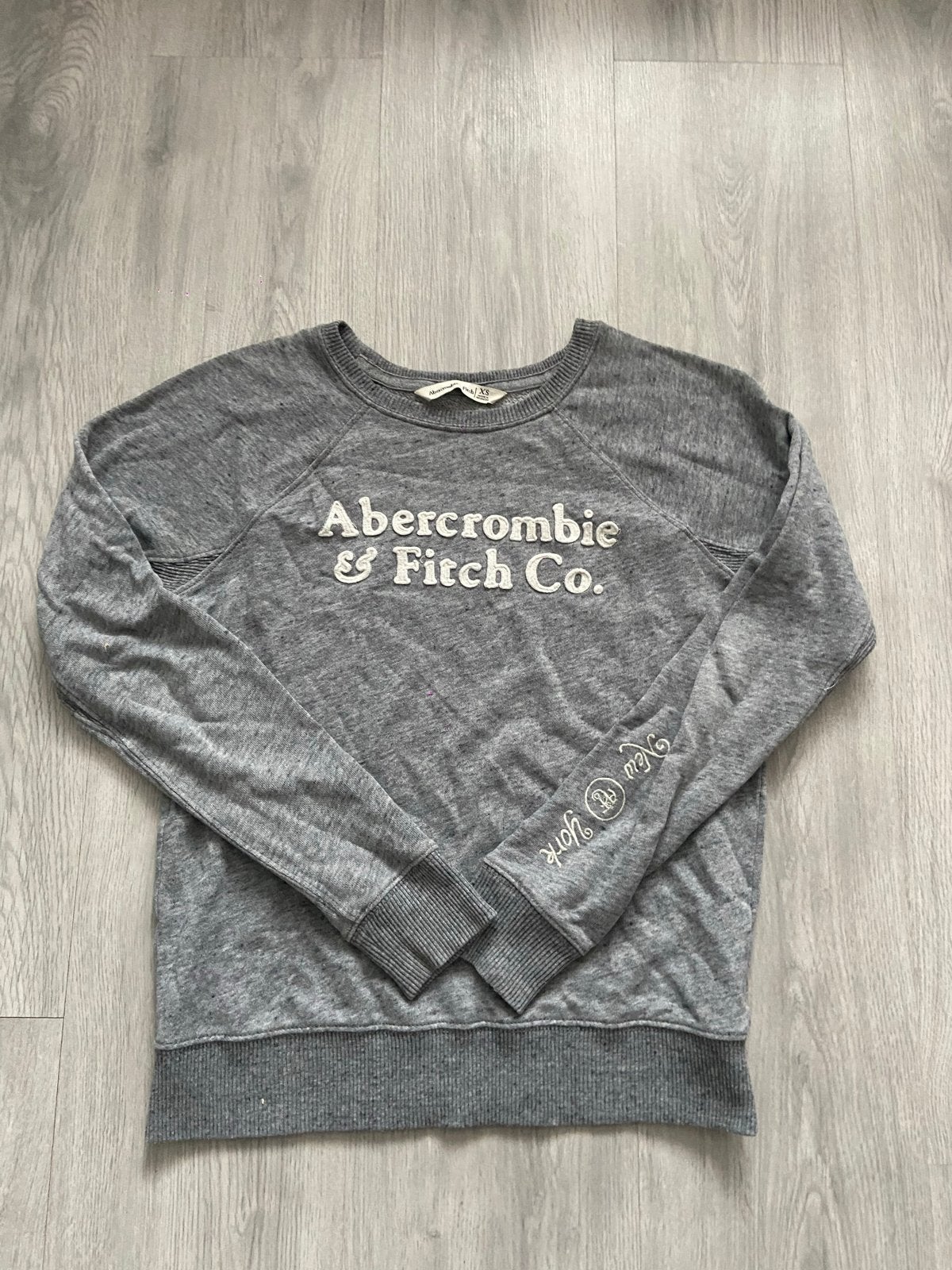 Abercrombie & Fitch Co. sweater grijs maat XS, Ophalen of Verzenden, Zo goed als nieuw, Lange mouw, Maat 34 (XS) of kleiner