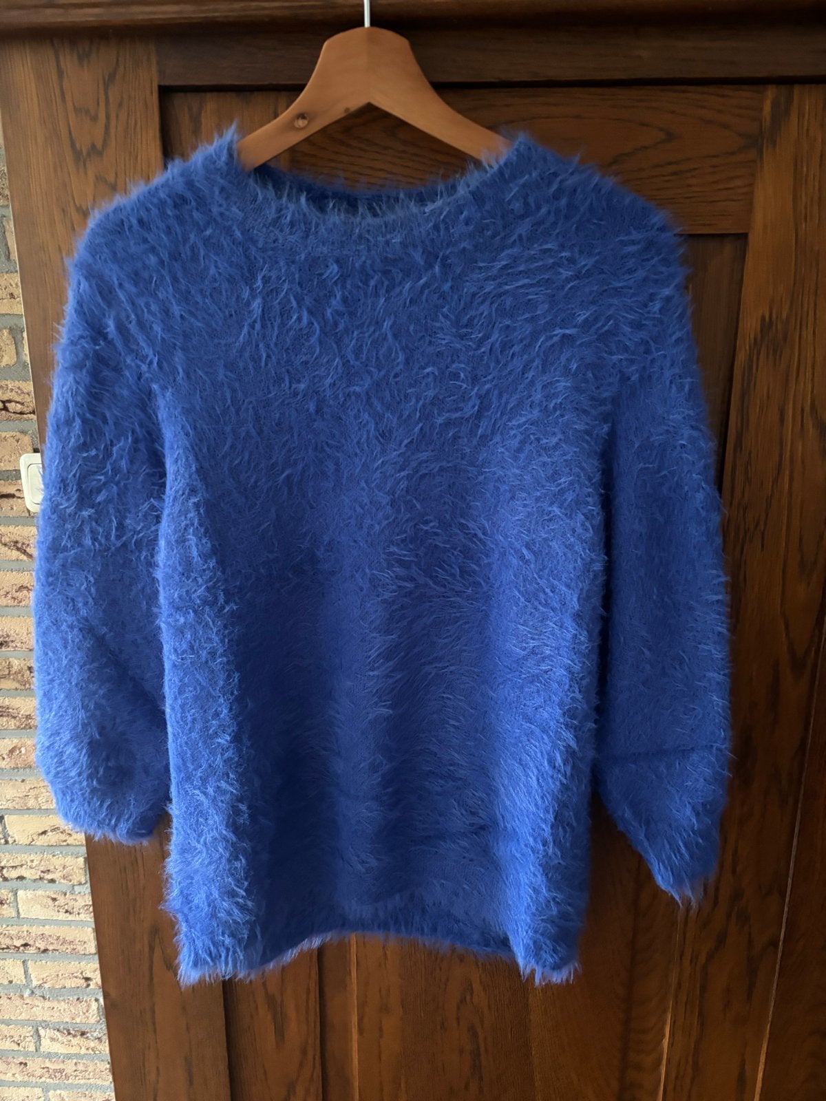 Mooie blauwe trui - Maat 40 - Merk Norah, Ophalen of Verzenden, Gedragen, Maat 38/40 (M), Blauw
