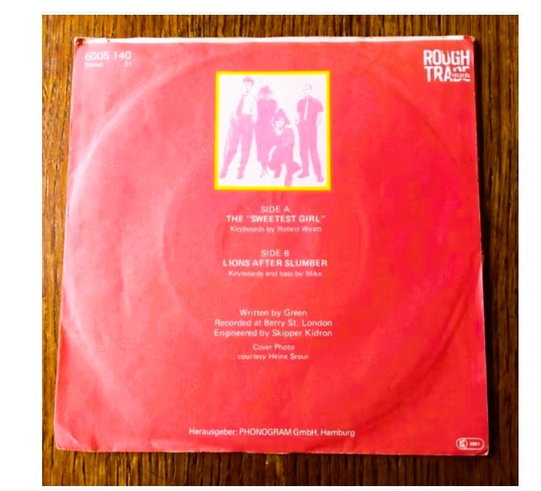 original single- scritti politti- the sweetest girl *1981*, Fotohoes, Overige genres, 7 inch, Ophalen of Verzenden