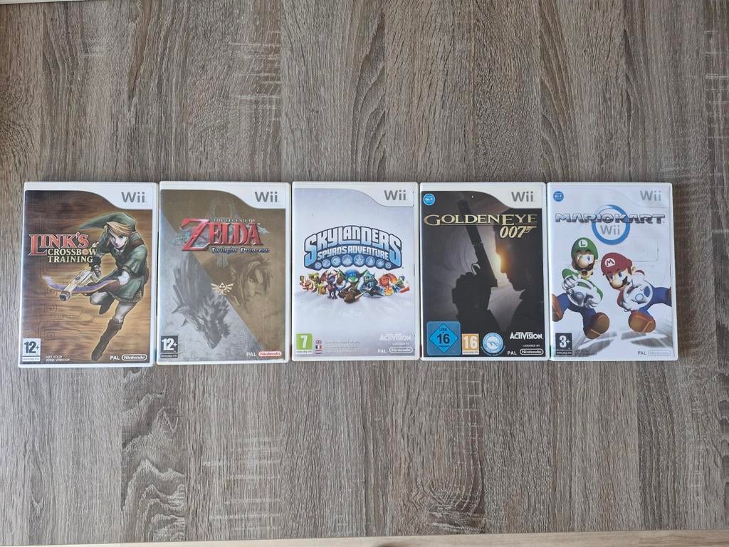 Wii Spellen Bundel: Zelda, Mario Kart, GoldenEye, Skylanders, Ophalen of Verzenden, Vanaf 3 jaar