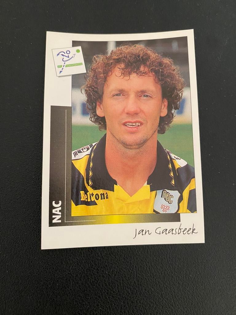 Jan Gaasbeek - NAC Breda - Panini Voetbal 96, Ophalen of Verzenden, Zo goed als nieuw, NAC Breda, Poster, Plaatje of Sticker