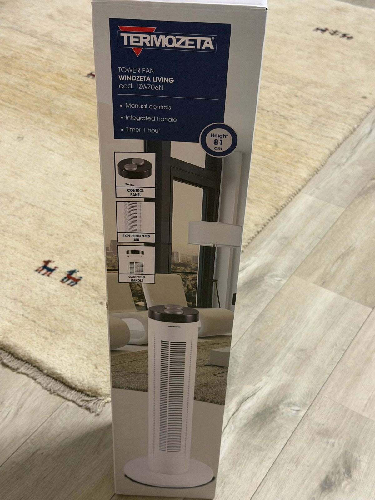 Torenventilator - 81cm hoog, Ophalen, Zo goed als nieuw, Torenventilator