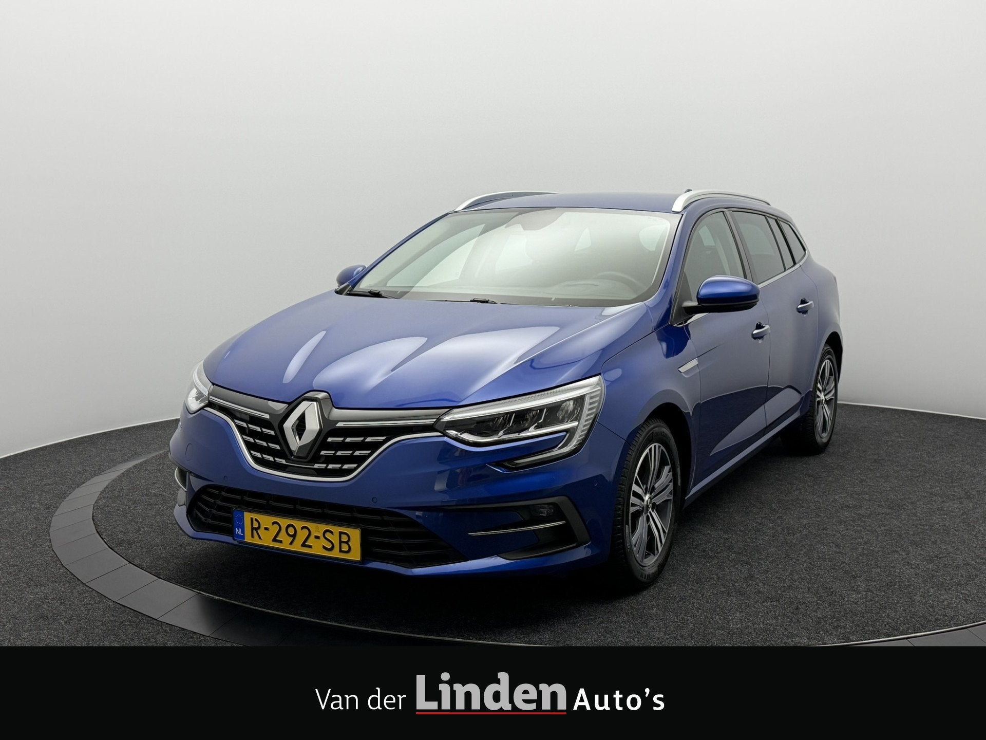 Renault Mégane Estate 1.3 TCe Intens | Trekhaak | Head-Up D, Auto's, Renault, Gebruikt, 4 cilinders, Blauw, Leder en Stof