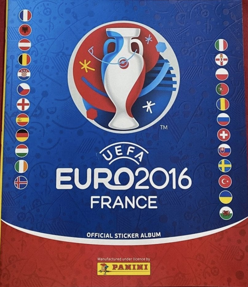 Euro 2016 Panini, Hobby en Vrije tijd, Ophalen of Verzenden, Zo goed als nieuw, Meerdere stickers