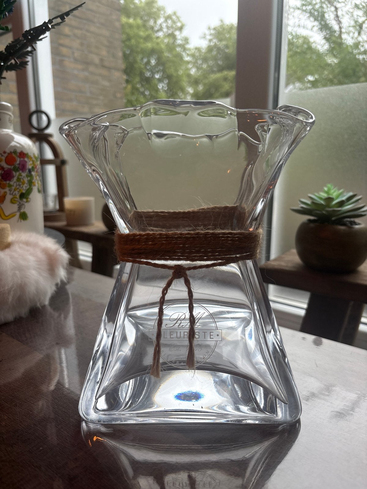 Rivièra Maison Fleuriste Vaas - Zo goed als nieuw, Ophalen, Zo goed als nieuw, Transparant, Glas
