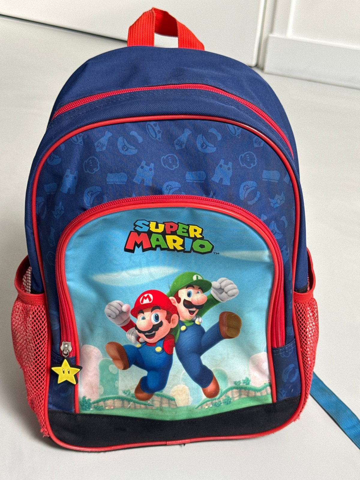 Super Mario rugzak voor kinderen €5, Gebruikt, Disney of Dora, 25 tot 40 cm, Ophalen of Verzenden