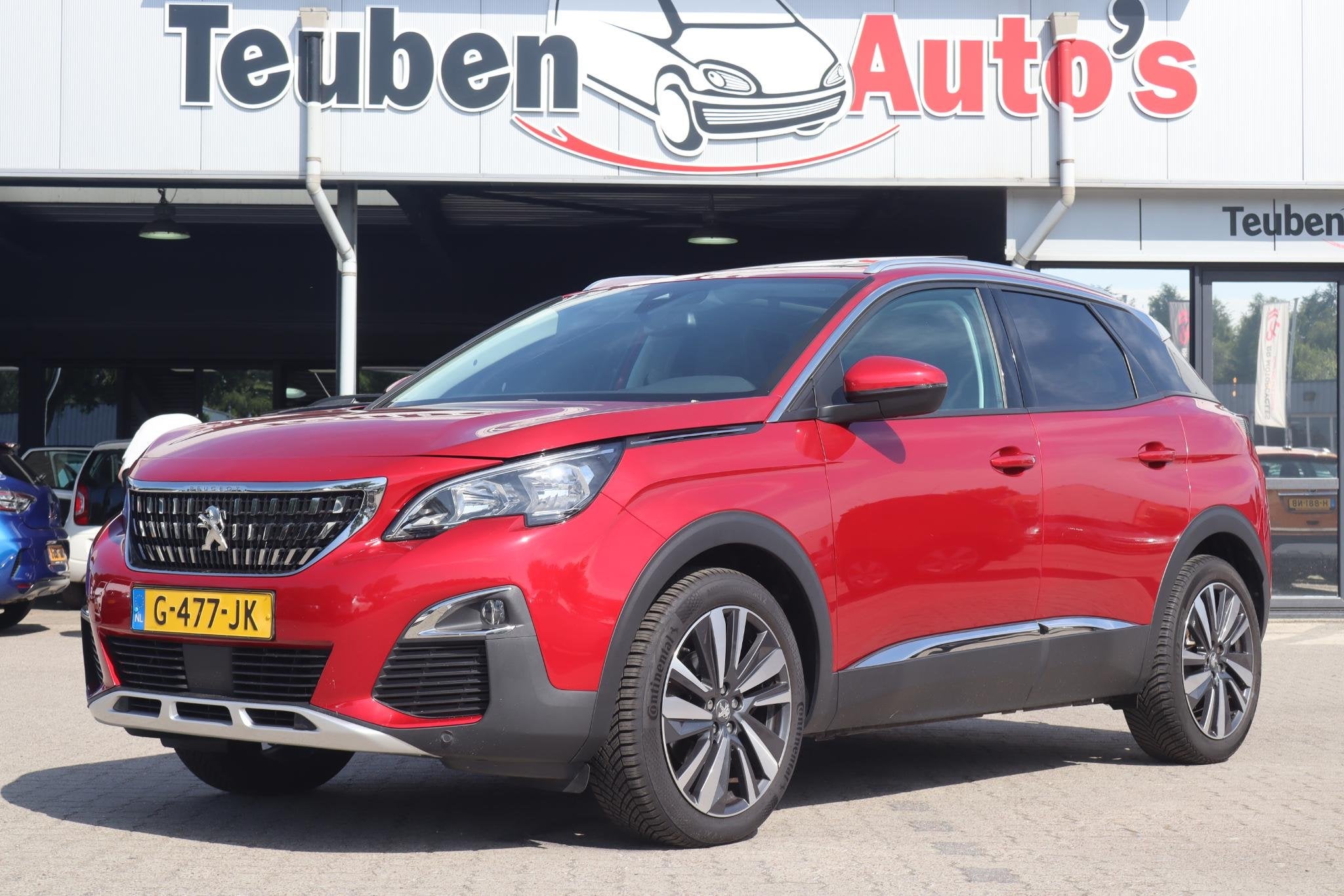 Peugeot 3008 1.2 PureTech Blue Lease Premium | Camera | Pano, Auto's, Peugeot, Voorwielaandrijving, Gebruikt, 1199 cc, Leder en Stof