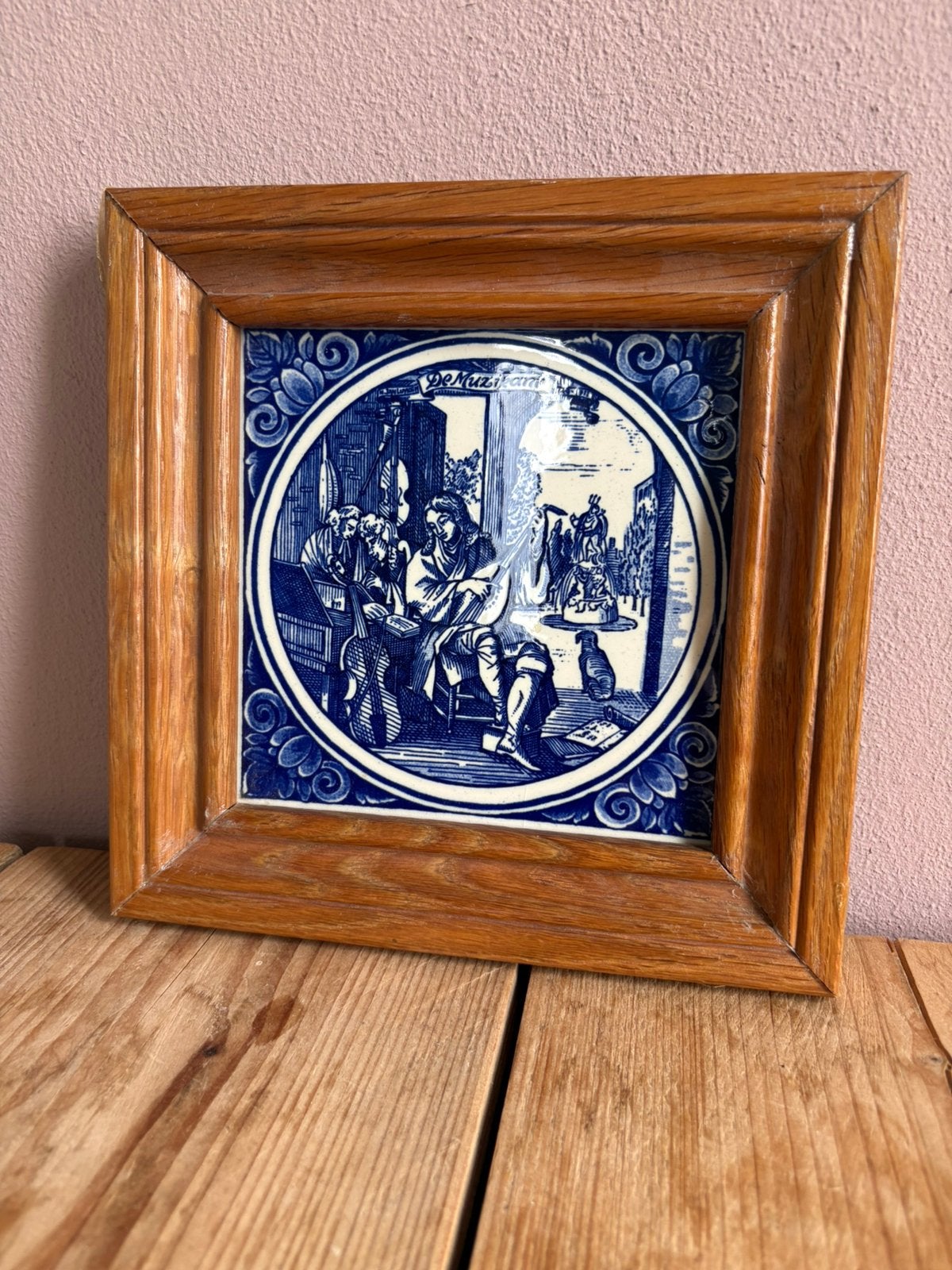 Delft Handmade Vintage tegels, Ophalen of Verzenden