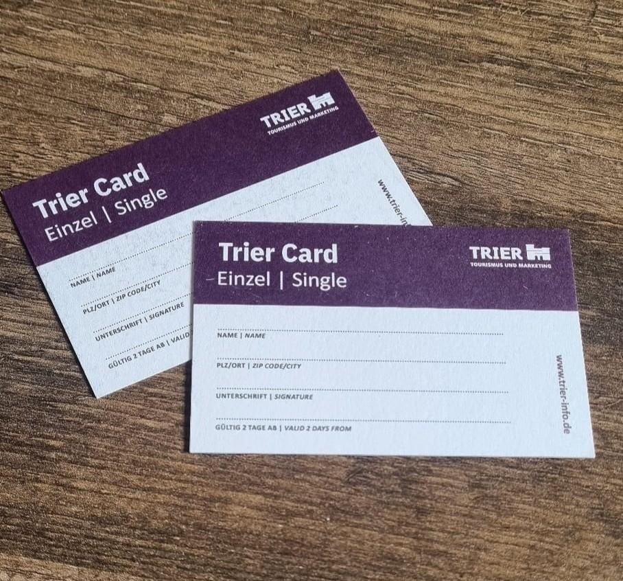 Trier card, Tickets en Kaartjes, Eén persoon, Kortingsbon