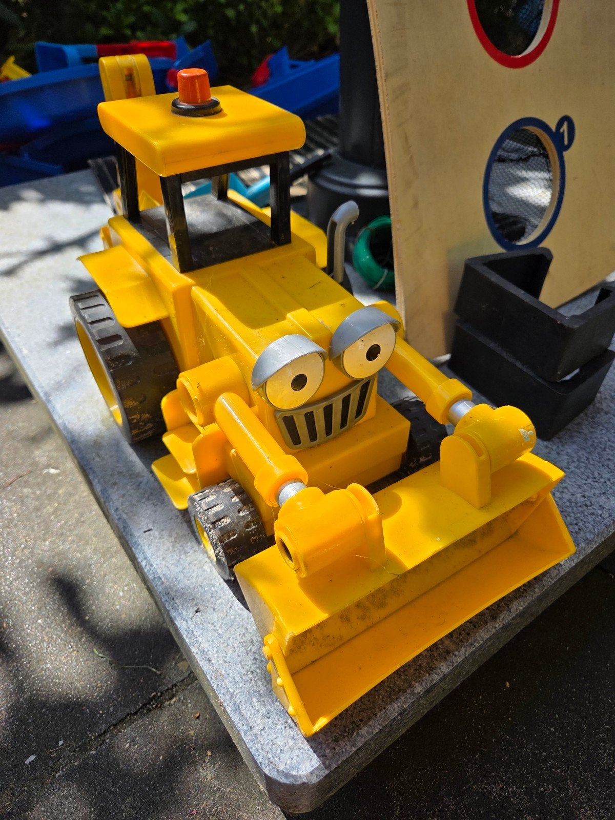 Bob de Bouwer Scoop Graafmachine Speelgoed, Ophalen, Gebruikt