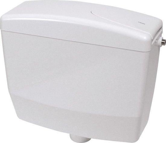 Wisa 350 laaghangend reservoir single flush 6/9 liter, Wit, Nieuw, Ophalen of Verzenden, Www.loods56.nl