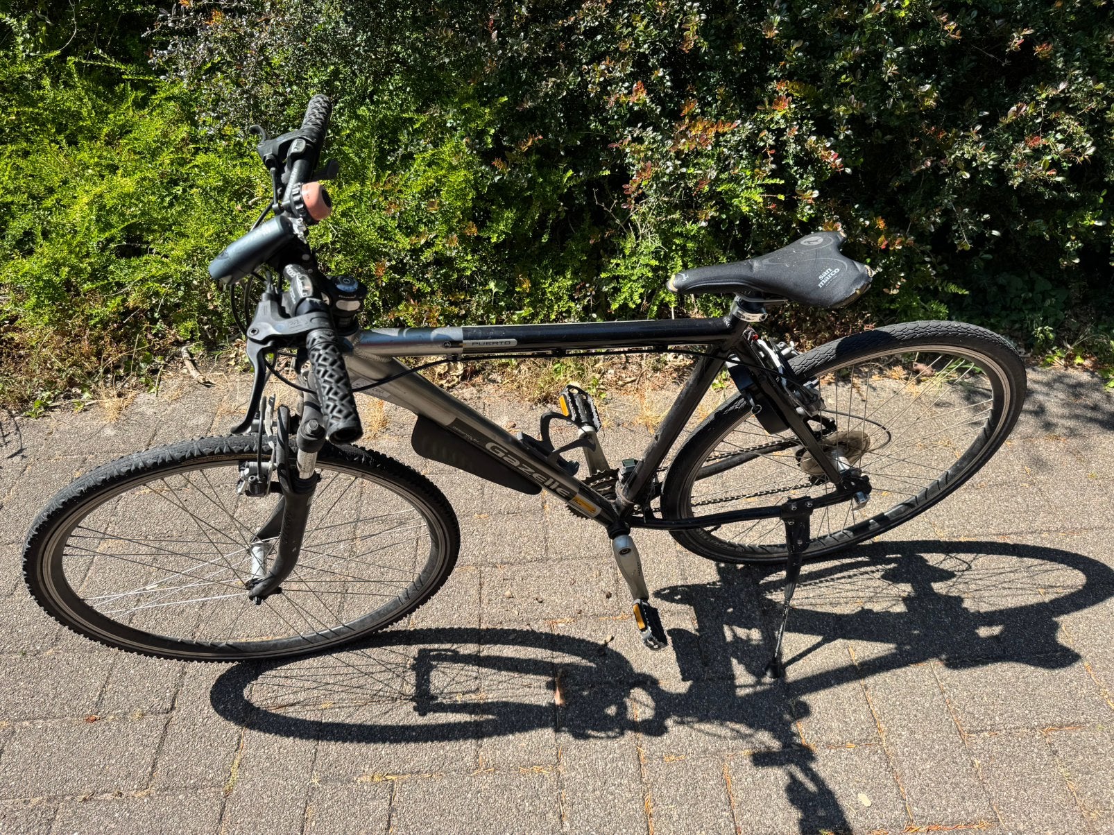 Gazelle Puerto jongensfiets / hybride mountainbike, Fietsen en Brommers, Fietsen | Jongens, Ophalen, Gebruikt, Versnellingen