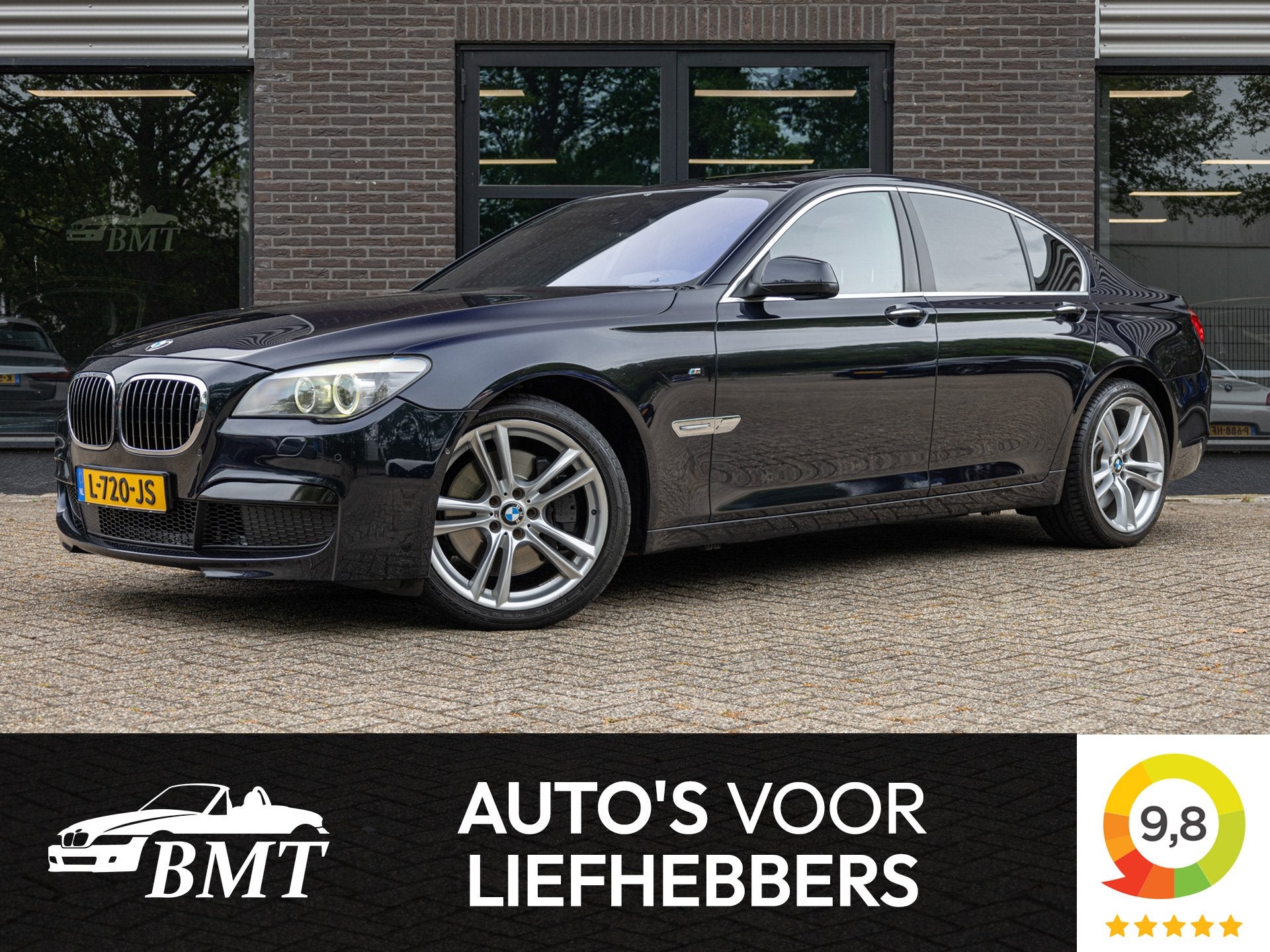 BMW 7 Serie 750i F01 High Executive M Sport / Vol / Entertai, Auto's, Euro 5, Achterwielaandrijving, Gebruikt, Met garantie (alle)