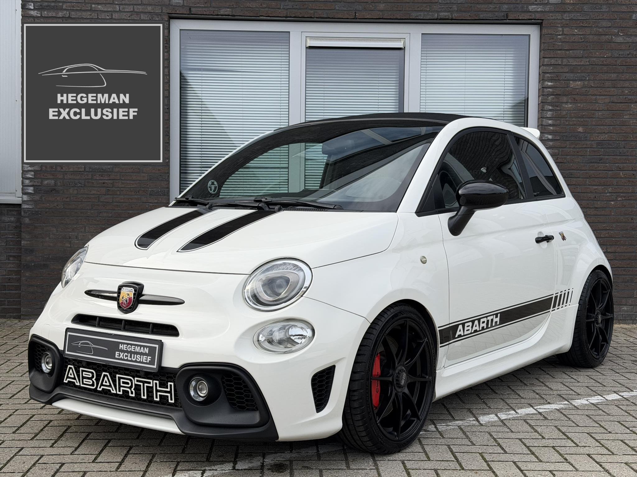 Abarth 595C 1.4 T-Jet Abarth Turismo | STAGE 3 TD04 272 PK |, Auto's, 4 cilinders, Wit, Leder, Bedrijf