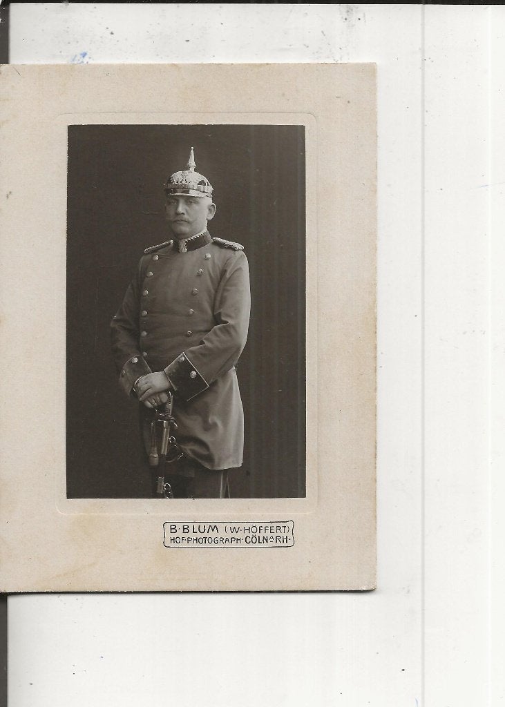 CdV Keulen Officier met sabel, Verzamelen, Ophalen of Verzenden, Voor 1920, Ongelopen, Duitsland