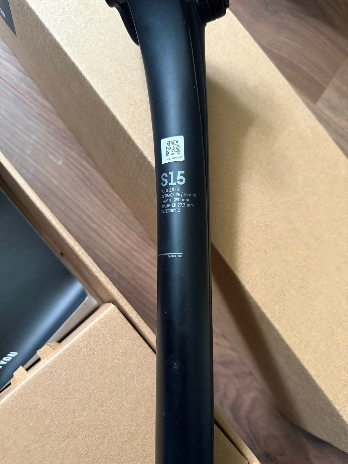 Canyon S15 VCLS 2.0 CF Zadelpen - Nieuw in doos, Nieuw, Ophalen of Verzenden, Zadel, Racefiets
