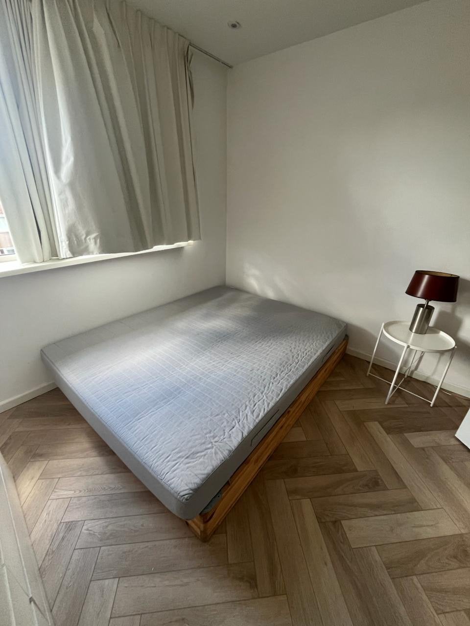 IKEA Sultan bedframe met lattenbodem en matras, Ophalen, Gebruikt, Tweepersoons, 160 cm