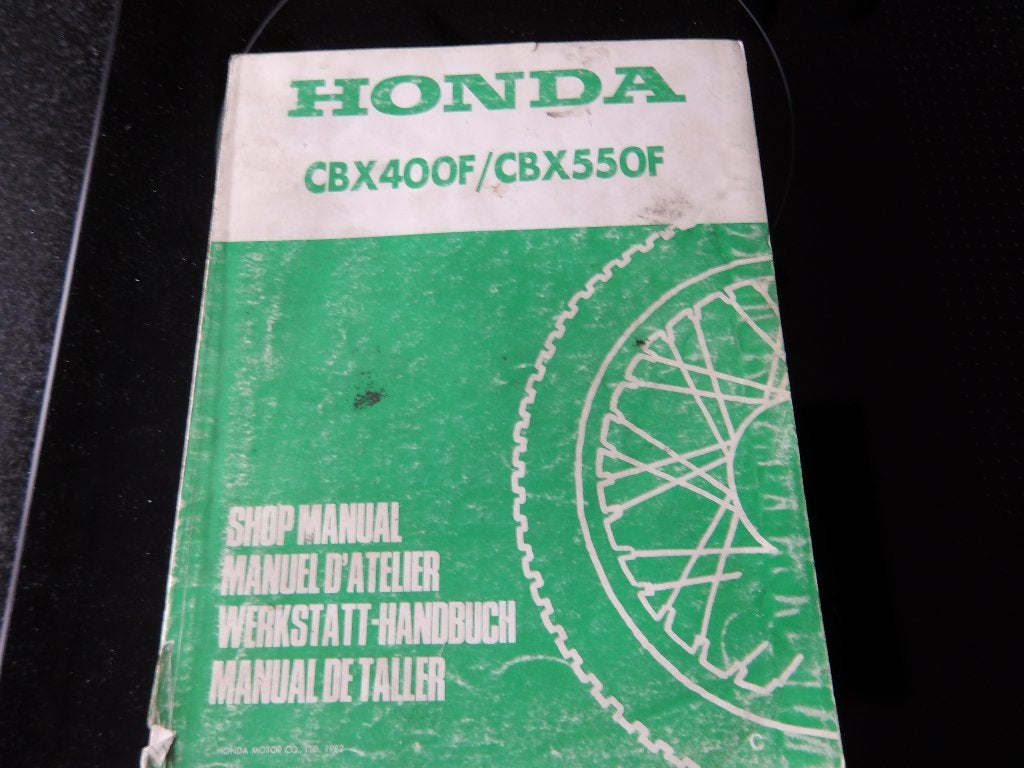 Honda CBX400F/CBX550F Werkplaatshandboek, Motoren, Handleidingen en Instructieboekjes, Verzenden, Honda