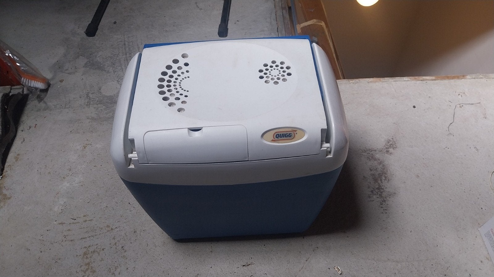 Quigg elektrische koelbox 12V - Ideaal voor onderweg, Caravans en Kamperen, Ophalen of Verzenden, Gebruikt, Koelbox, Elektrisch