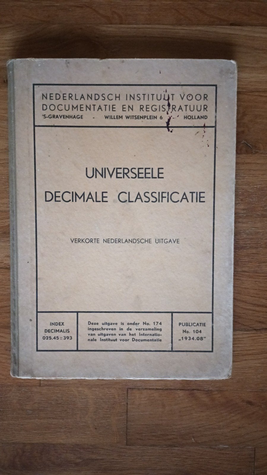 Universele Decimale Classificatie - 1934, Nederlandsch Instituut voor Documentatie en Registratuur, Gamma, Overige niveaus, Ophalen