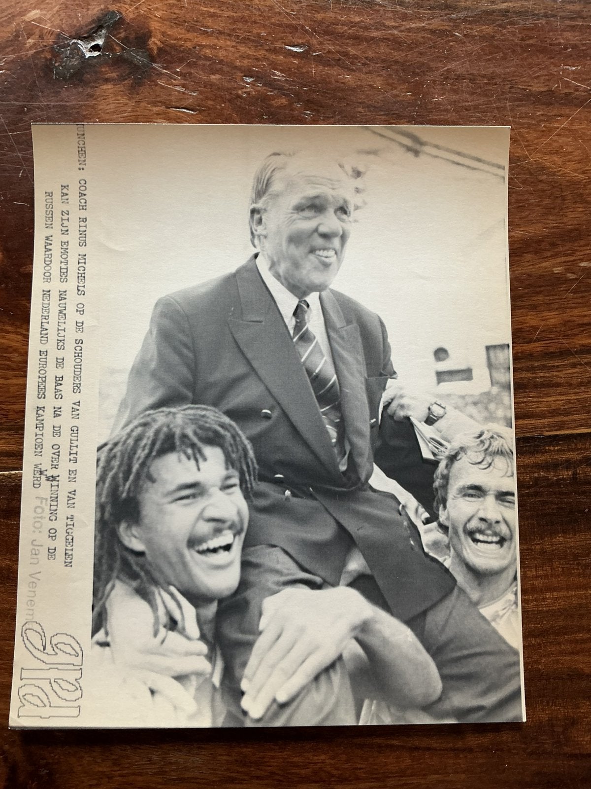 Voetbal telefaxfoto EK 1988 Nederland Europees kampioen, Verzamelen, Ophalen of Verzenden