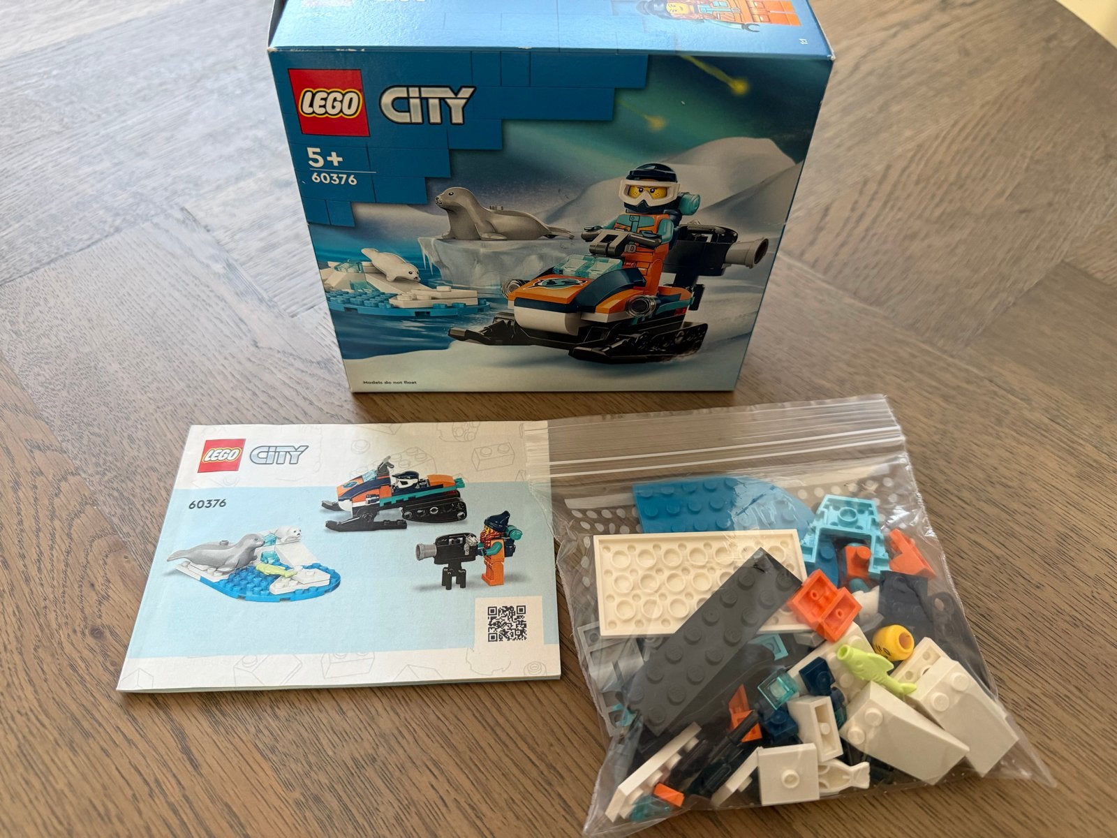 LEGO City 60376 Sneeuwscooter met zeehonden, Ophalen of Verzenden, Zo goed als nieuw, Overige merken
