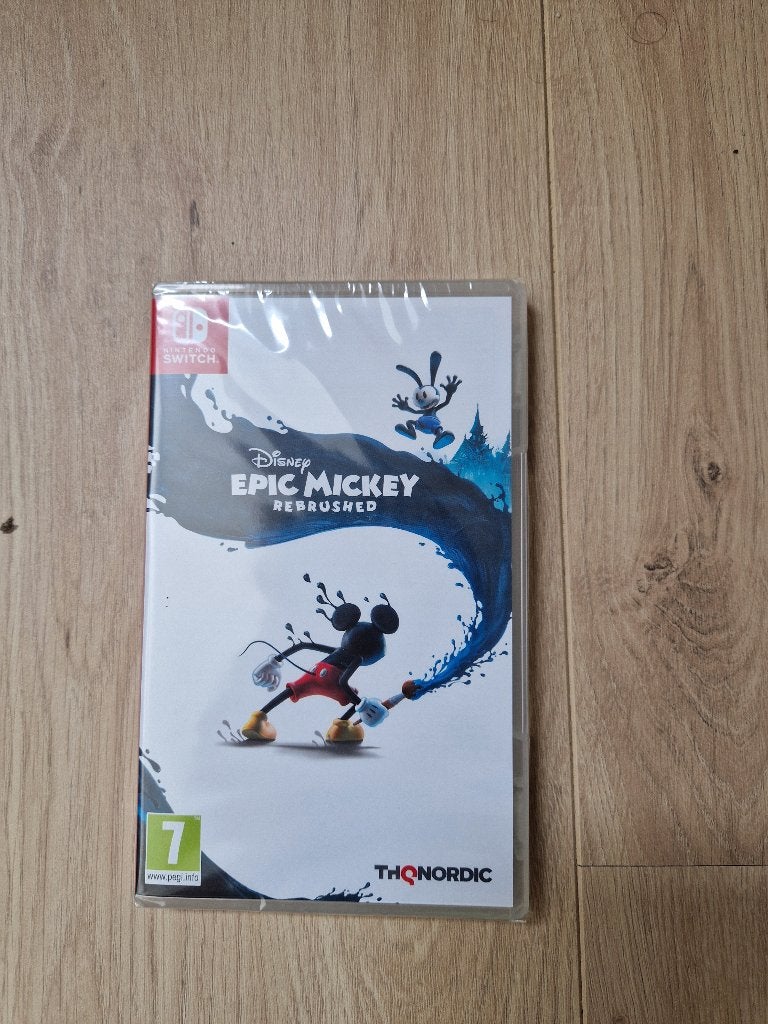 Disney Epic Mickey Rebrushed Switch, Avontuur en Actie, 1 speler, Nieuw, Eén computer