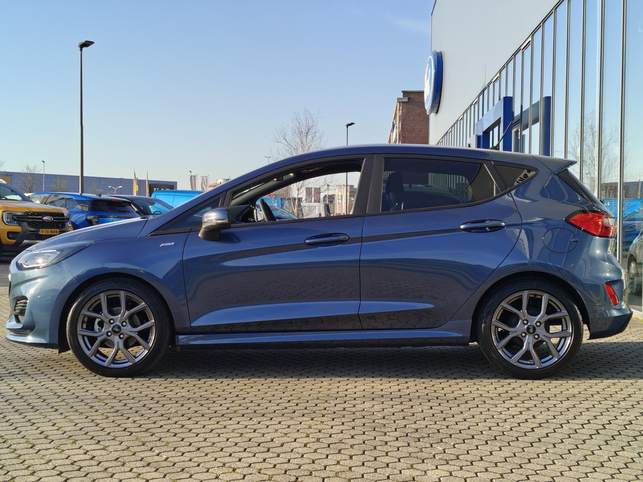 Ford Fiesta 1.0 EcoBoost Hybrid ST-Line | Winter Pack | Appl, Voorwielaandrijving, Gebruikt, Euro 6, Blauw