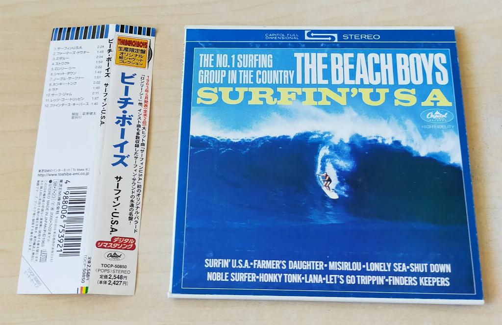 The Beach Boys - Surfin' USA CD 1965/1998 Japan OBI, Ophalen of Verzenden, Gebruikt