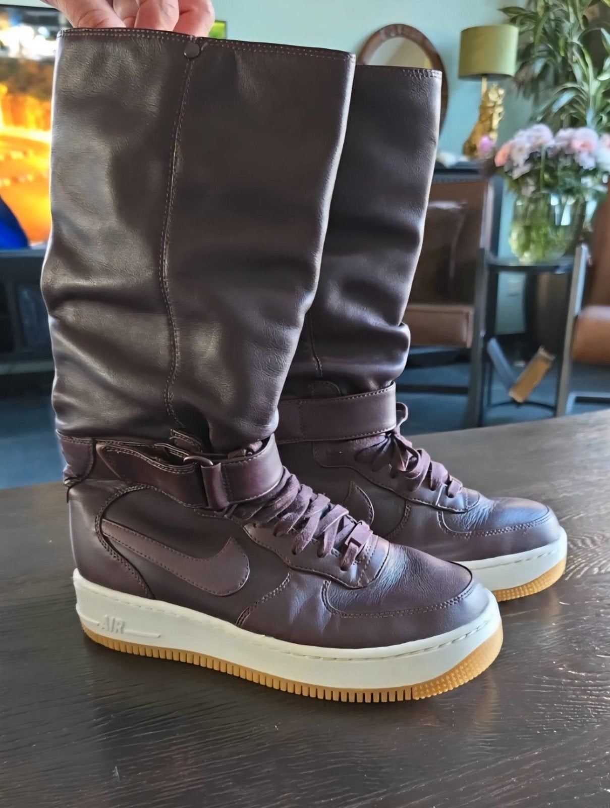 Nike Air Force 1 High Utility 2.0 Laarzen - Bordeauxrood, Hoge laarzen, Nike, Ophalen of Verzenden, Gedragen