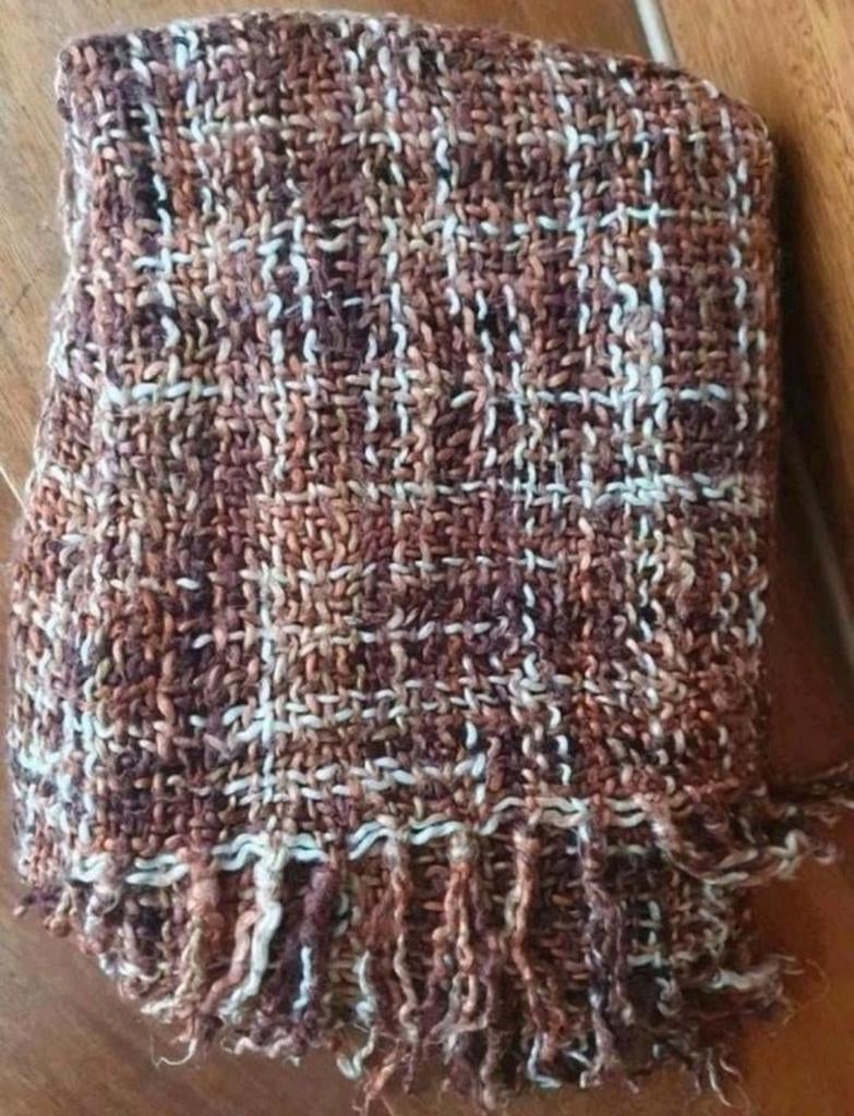 Plaid bruintinten dekentje, Huis en Inrichting, Ophalen of Verzenden
