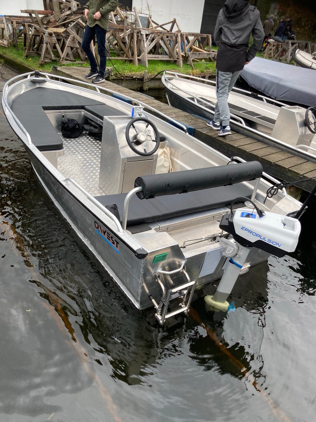 Q-west R450 met e-propulsion 1.0 spirit, Watersport en Boten, 4 pk, Elektrisch, 2 m, Buitenboordmotor