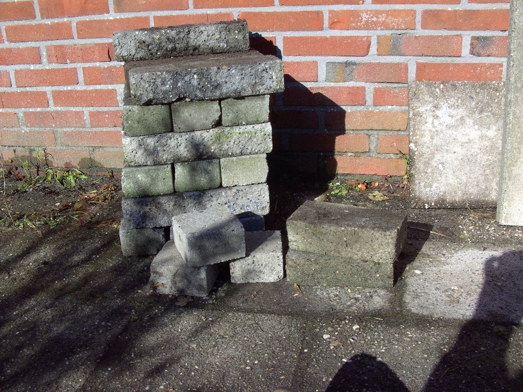 Brickwall GRATIS, Tuin en Terras, Ophalen, Gebruikt, Overige typen, Minder dan 5 m²