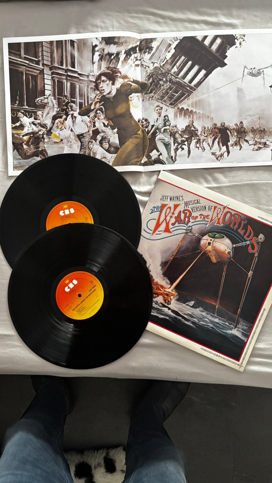 Te koop Jeff Wayne’s The War of the Worlds, Ophalen, Zo goed als nieuw, Dubbel-LP