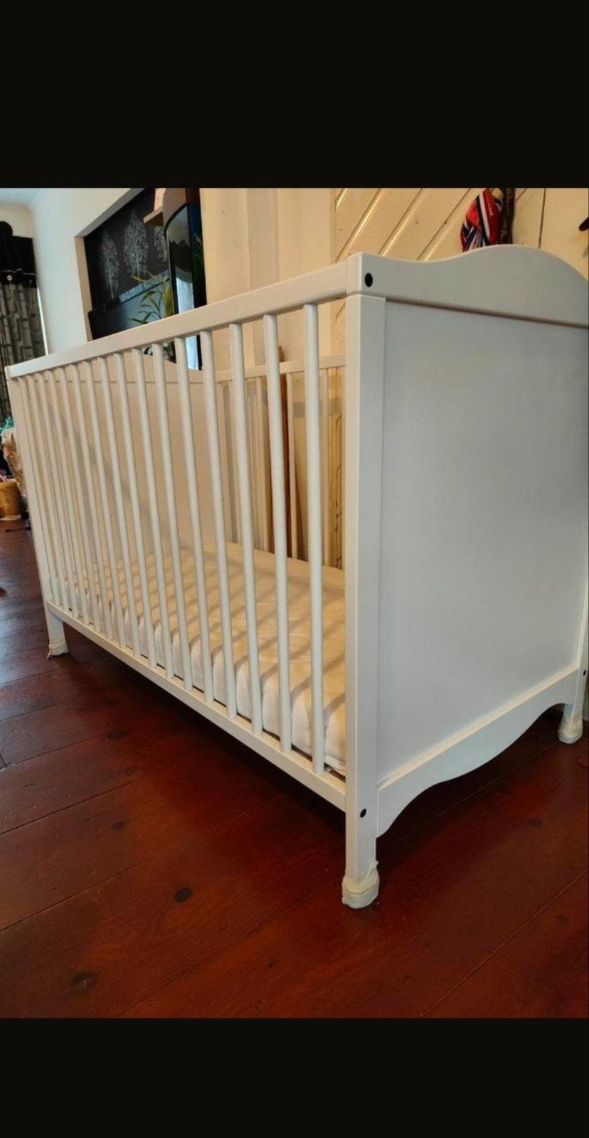 Ikea baby Ledikant met matras, Kinderen en Baby's, Babywiegjes en Ledikanten, Ophalen, Zo goed als nieuw, Ledikant
