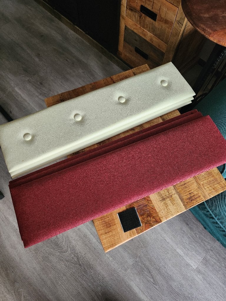 Diverse kleuren en maten wandpanelen/hoofdbord, Huis en Inrichting, Stoffering | Behang, Ophalen of Verzenden, Minder dan 10 m²