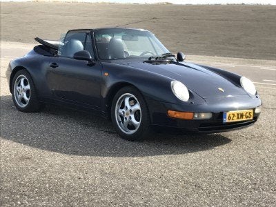 Porsche 993, Auto's, Porsche, Automaat, Cabriolet, Blauw, 3600 cc
