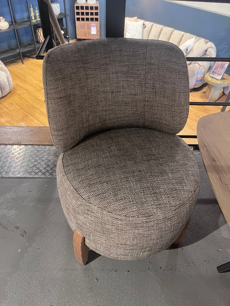 Eetkamerstoel Joy 62b x 76d x 86h cm, Ophalen, Bruin, Zo goed als nieuw, Eén
