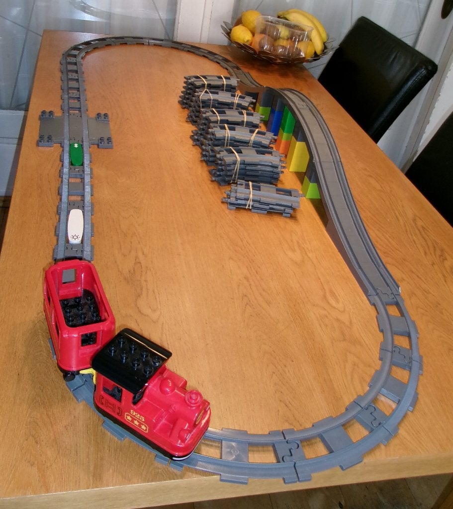 Duplo Lego Treinbaan, Ophalen of Verzenden, Gebruikt, Overige typen, Duplo