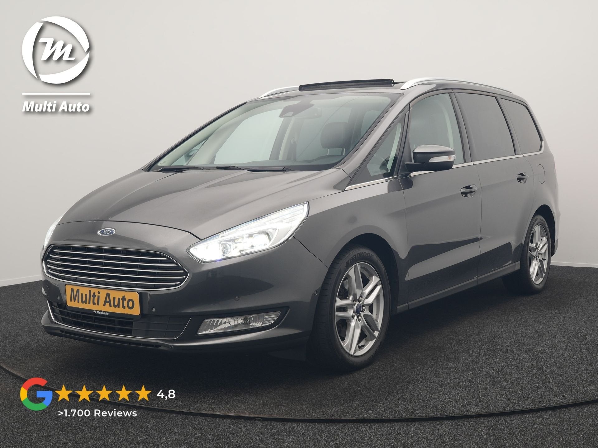 Ford Galaxy 2.0 Titanium Automaat 7 Persoons 241pk Dealer O., Dealer onderhouden, 1733 kg, Zwart, 4 cilinders