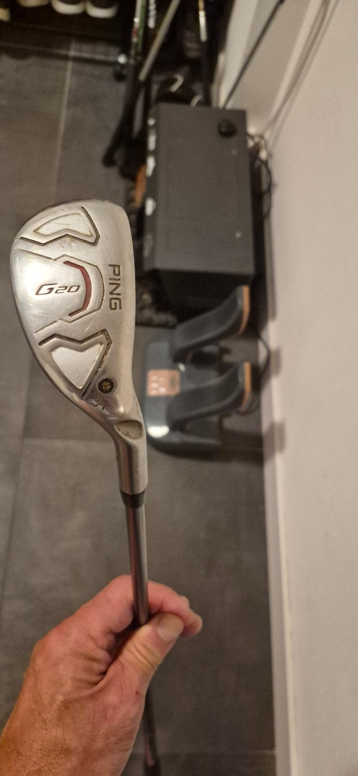 Ping rescu club hybride. Heren regular shaft, Ophalen, Gebruikt, Club, Ping