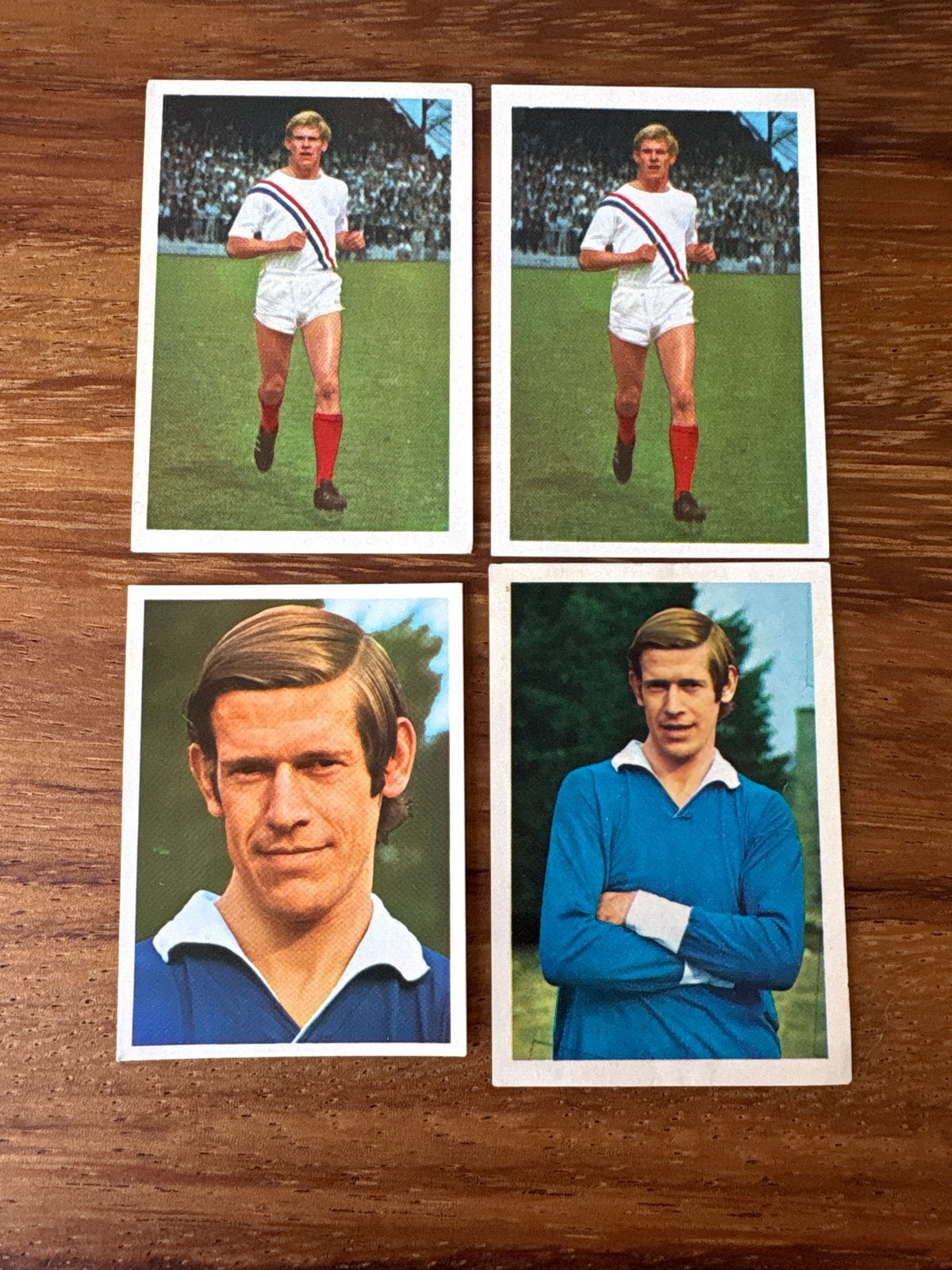4x Peter Kemper PSV voetbalplaatjes - Vintage, Ophalen of Verzenden, Gebruikt, PSV, Spelerskaart