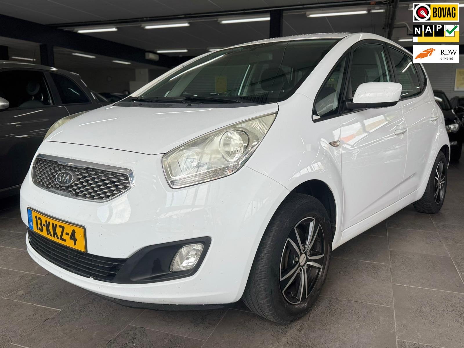 Kia Venga 1.4 CVVT X-tra airco cruise controle lm-velgen ele, Auto's, Voorwielaandrijving, Euro 5, Stof, Gebruikt