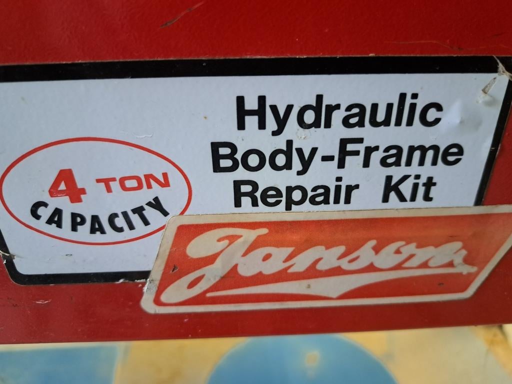 Janson Hydraulische Carrosserie Reparatie Kit 4 Ton, Ophalen, Gebruikt