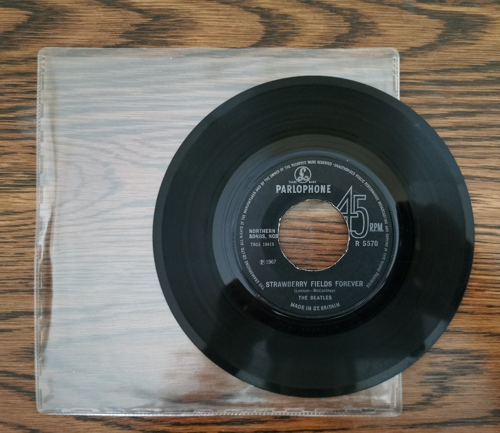 Single The Beatles - Strawberry fields forever, Ophalen of Verzenden, Gebruikt, Pop