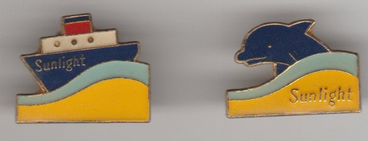 Sunlight vintage pins, Verzenden, Zo goed als nieuw, Merk