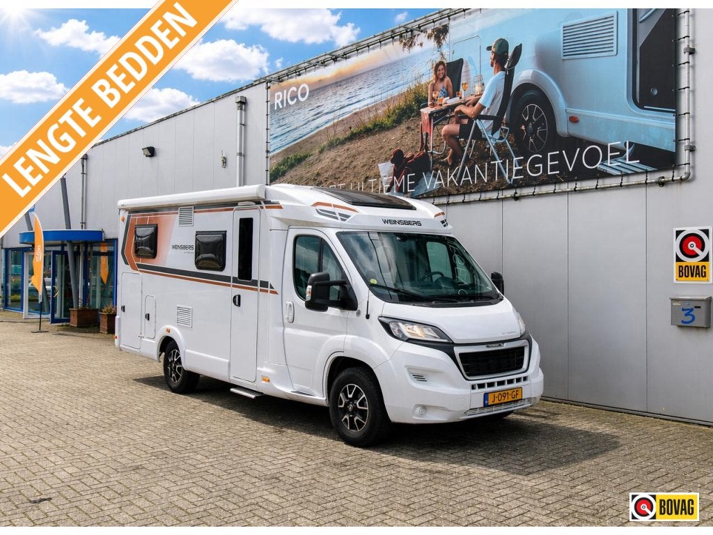 Weinsberg CaraCompact 600 MEG Lengtebedden/Schotel/Bearlock, Caravans en Kamperen, Campers, Ringverwarming, Tot en met 2, Bedrijf