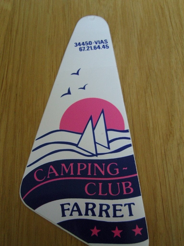 sticker frankrijk camping club farret, Ophalen, Zo goed als nieuw